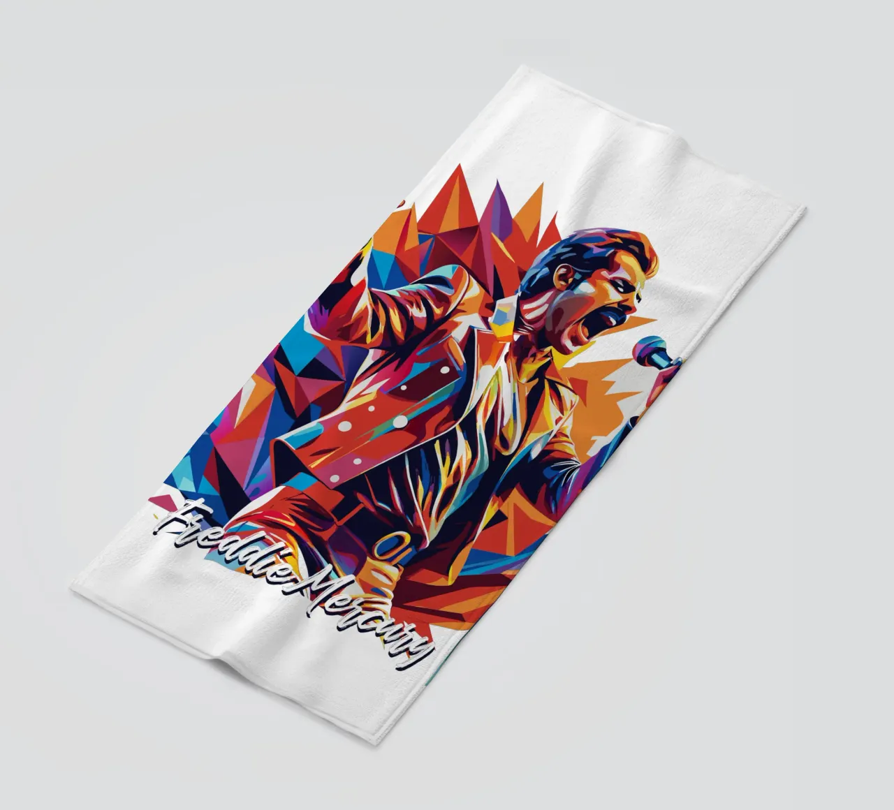 Freddie Mercury in WPAP Pop Art telo mare da vectorartnesia