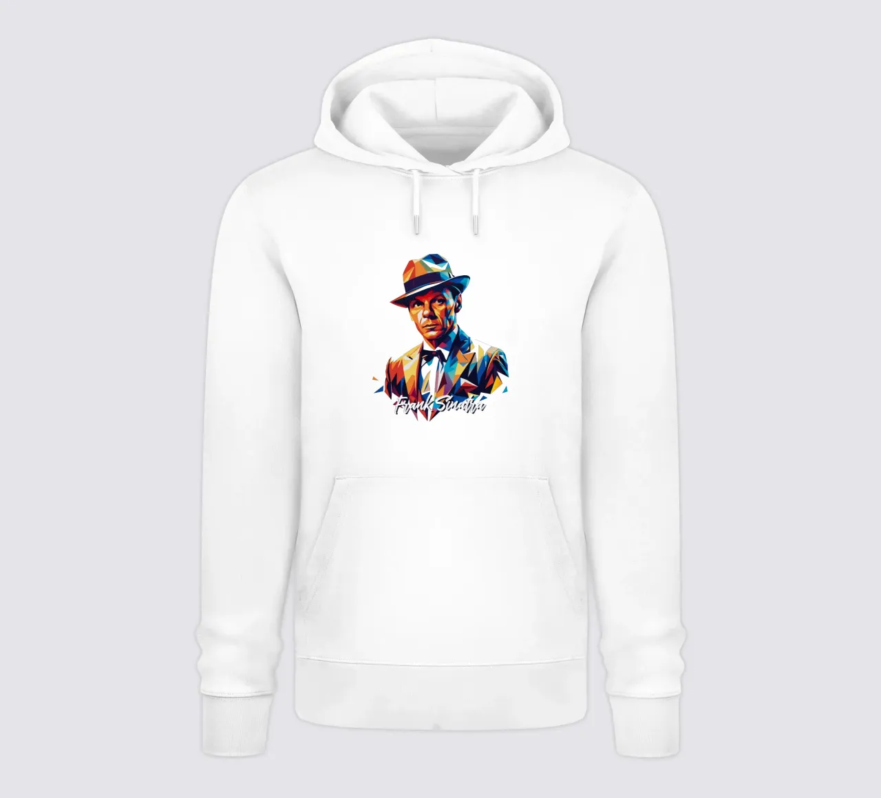 Frank Sinatra Portrait in WPAP Pop Art hoodie by vectorartnesia