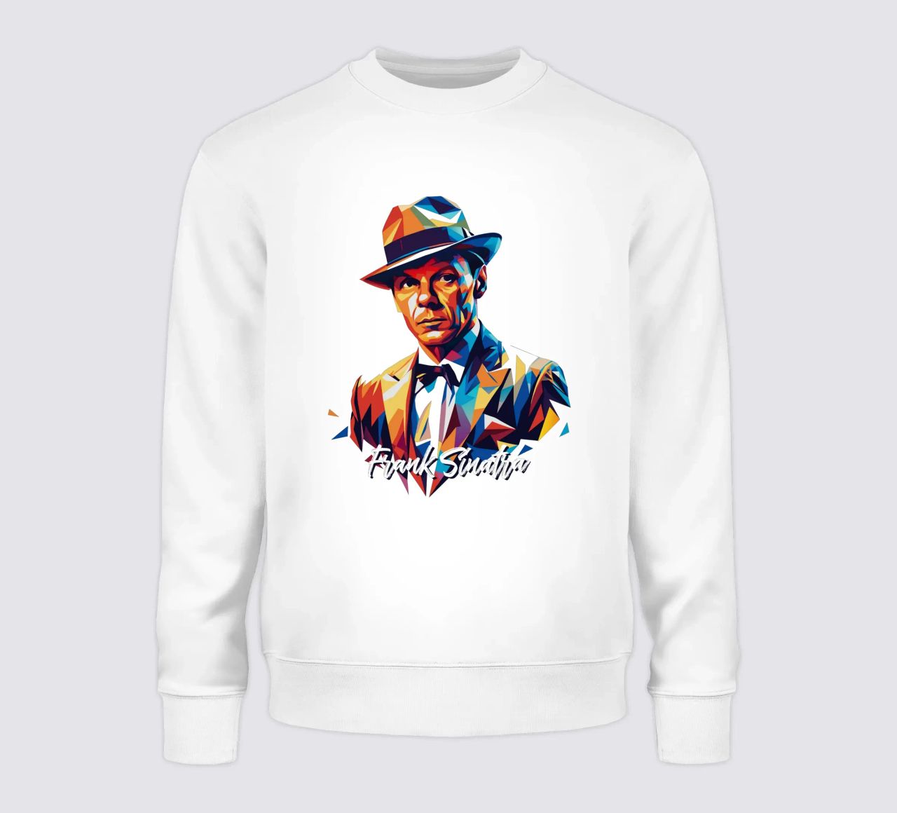 Frank Sinatra Portrait in WPAP Pop Art felpa da vectorartnesia