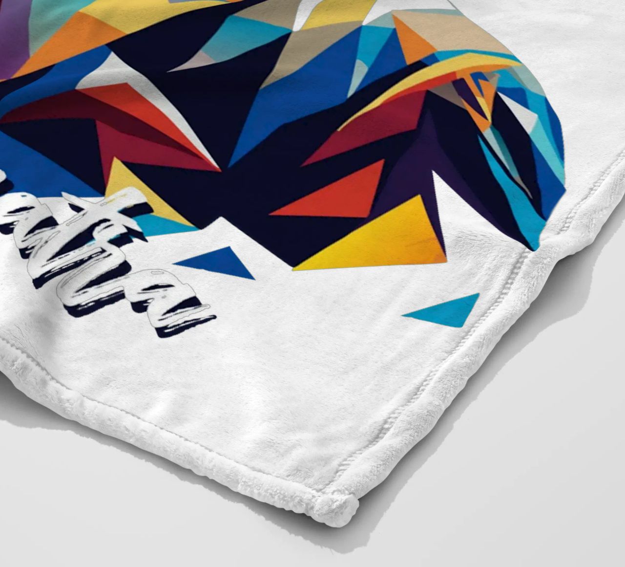 Frank Sinatra Portrait in WPAP Pop Art coperta in pile da vectorartnesia