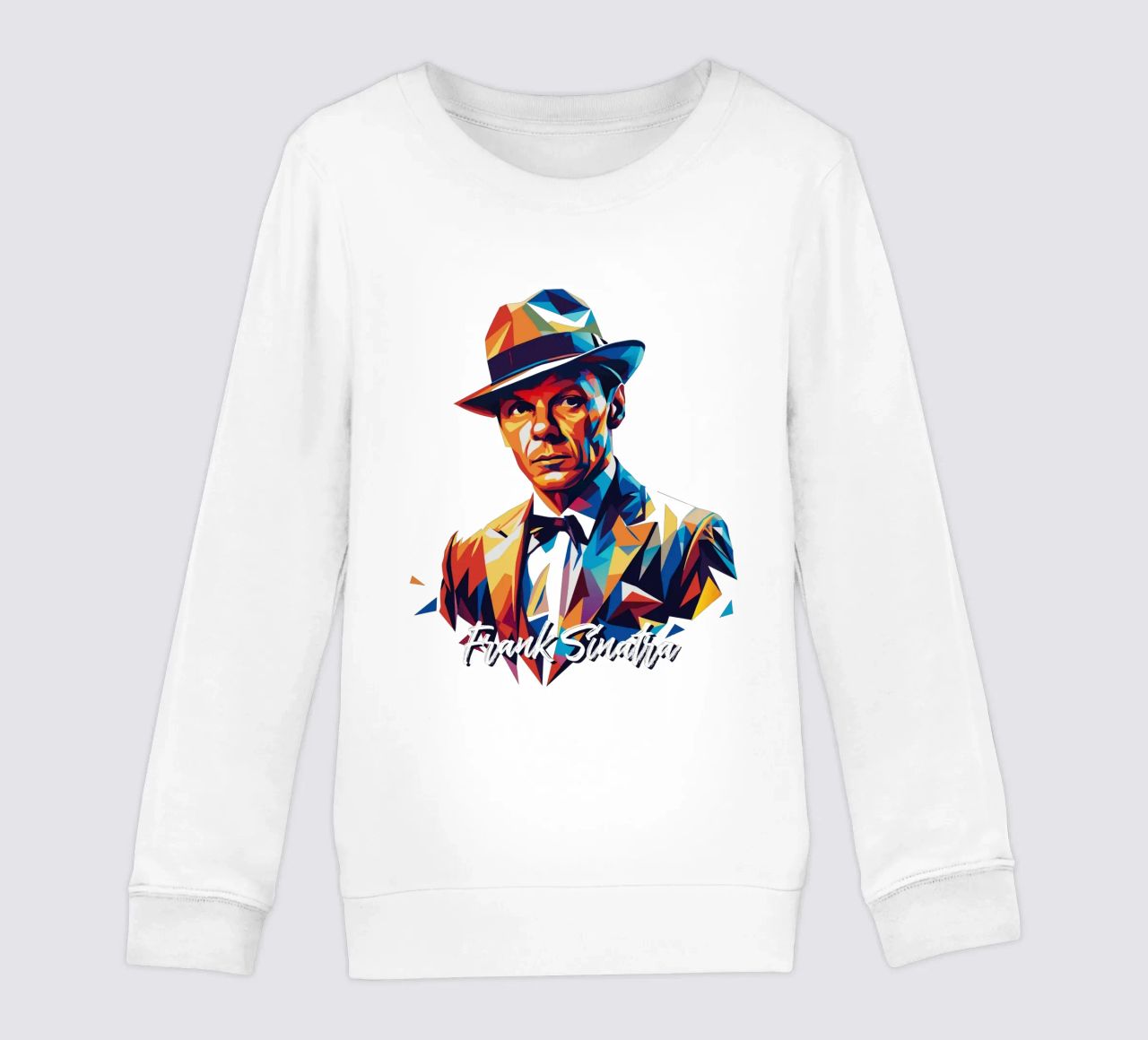 Frank Sinatra Portrait in WPAP Pop Art felpa bambino da vectorartnesia