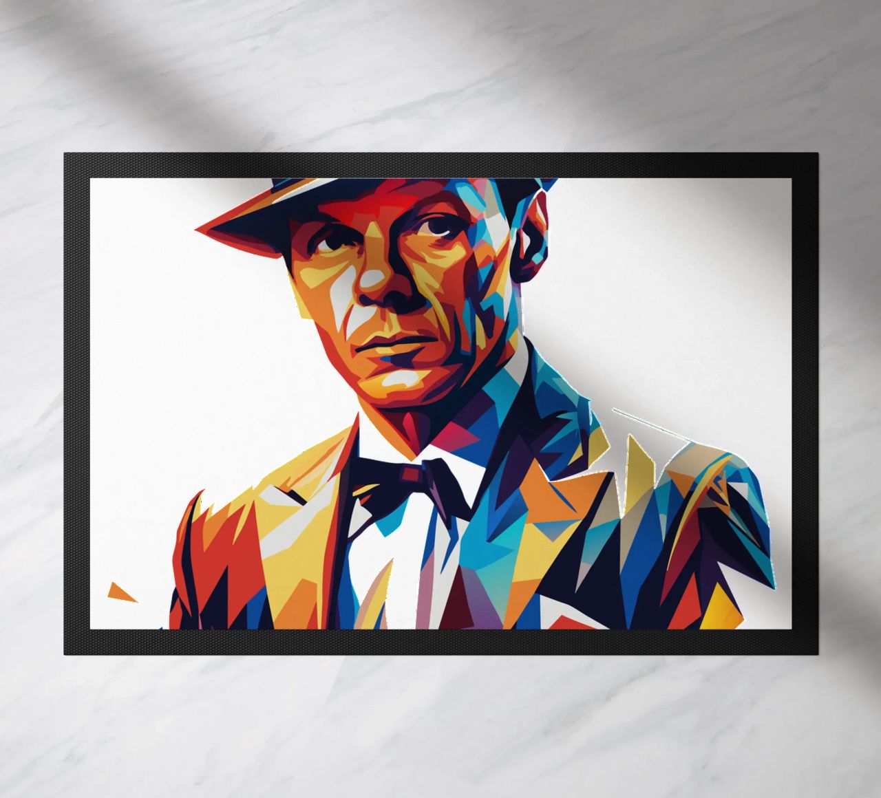Frank Sinatra Portrait in WPAP Pop Art zerbino da vectorartnesia