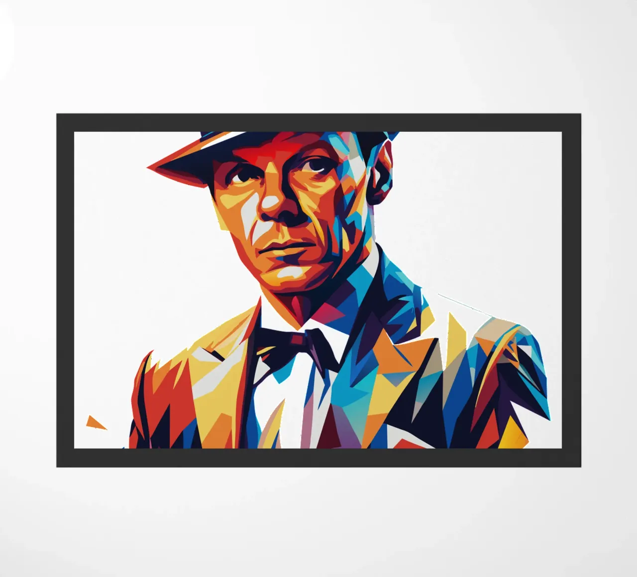 Frank Sinatra Portrait in WPAP Pop Art zerbino da vectorartnesia