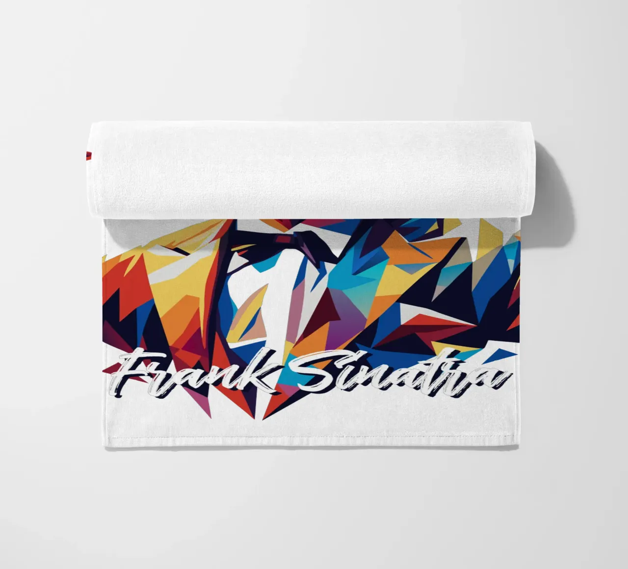 Frank Sinatra Portrait in WPAP Pop Art telo mare da vectorartnesia