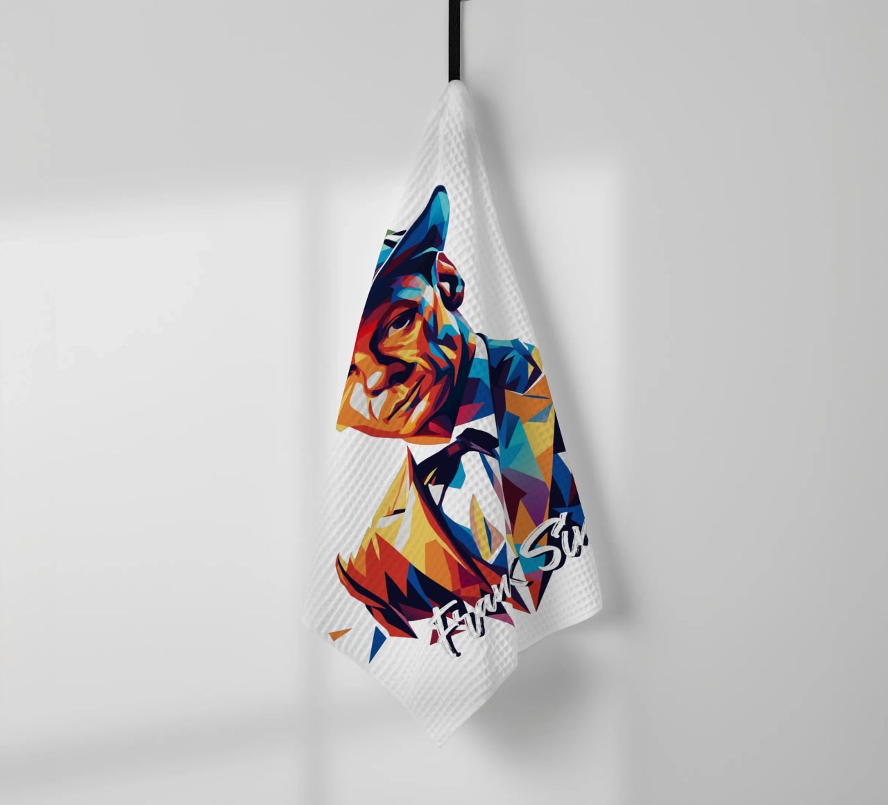Frank Sinatra Portrait in WPAP Pop Art canovaccio da cucina da vectorartnesia