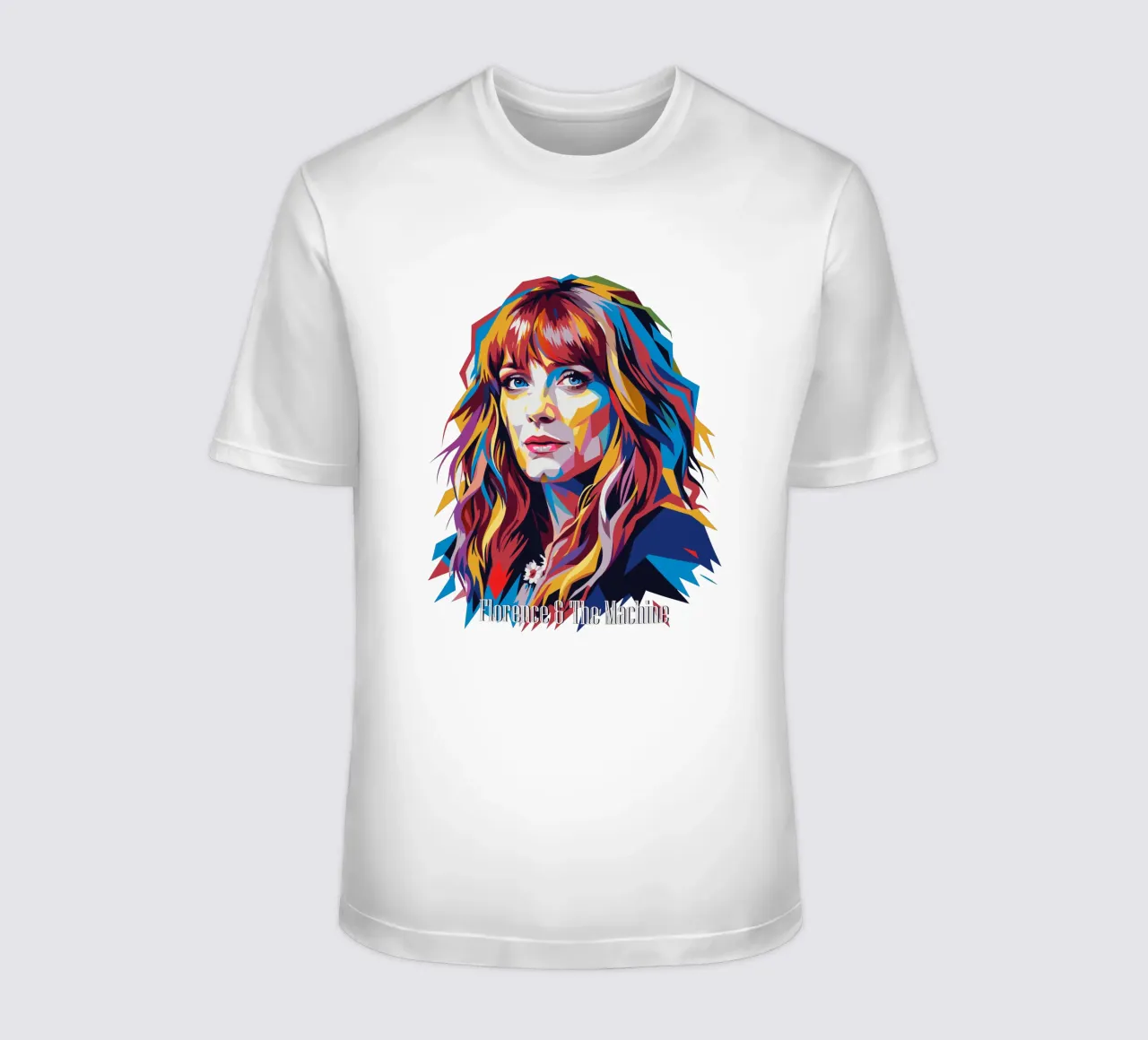 Florence and The Machine in WPAP Pop Art t-shirt da vectorartnesia