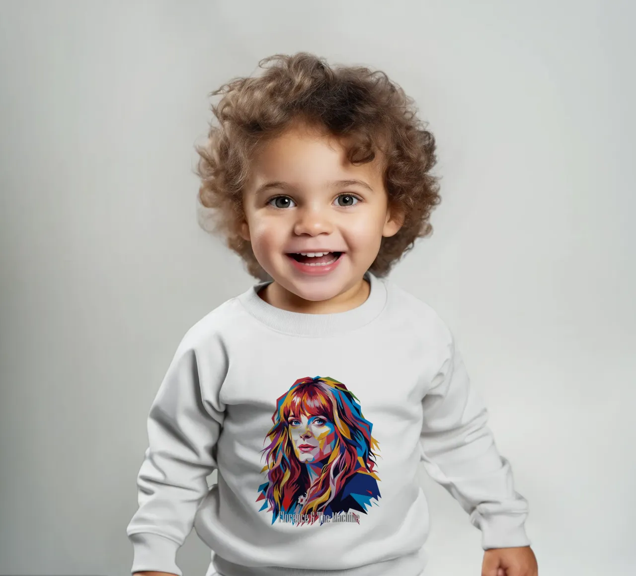 Florence and The Machine in WPAP Pop Art felpa neonato da vectorartnesia