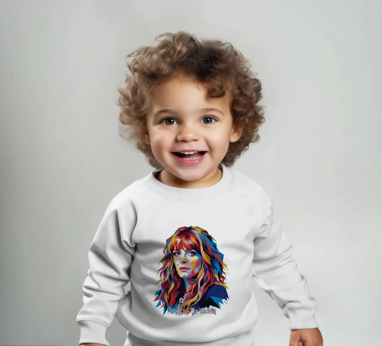 Florence and The Machine in WPAP Pop Art sweat pour bébé de vectorartnesia