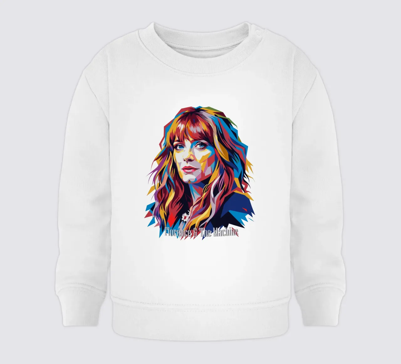 Florence and The Machine in WPAP Pop Art felpa neonato da vectorartnesia
