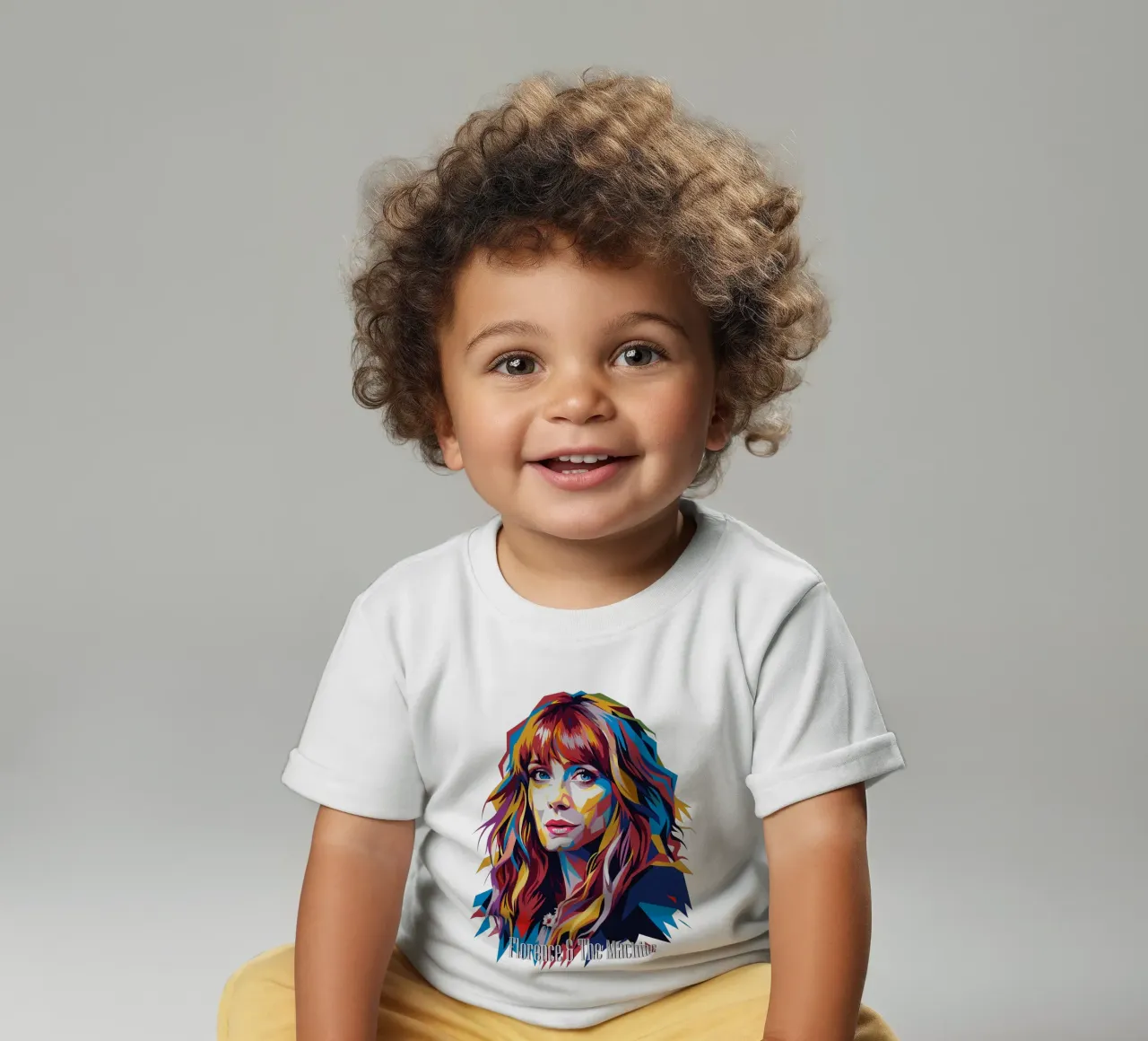 Florence and The Machine in WPAP Pop Art Baby T-Shirt von vectorartnesia