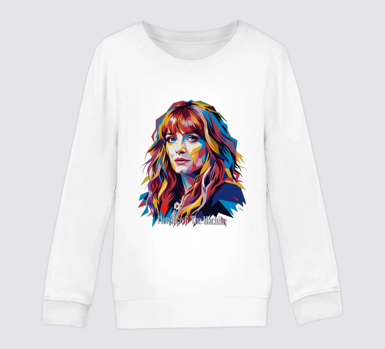 Florence and The Machine in WPAP Pop Art sudadera para niño de vectorartnesia