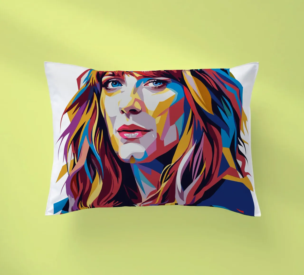Florence and The Machine in WPAP Pop Art cuscino da vectorartnesia