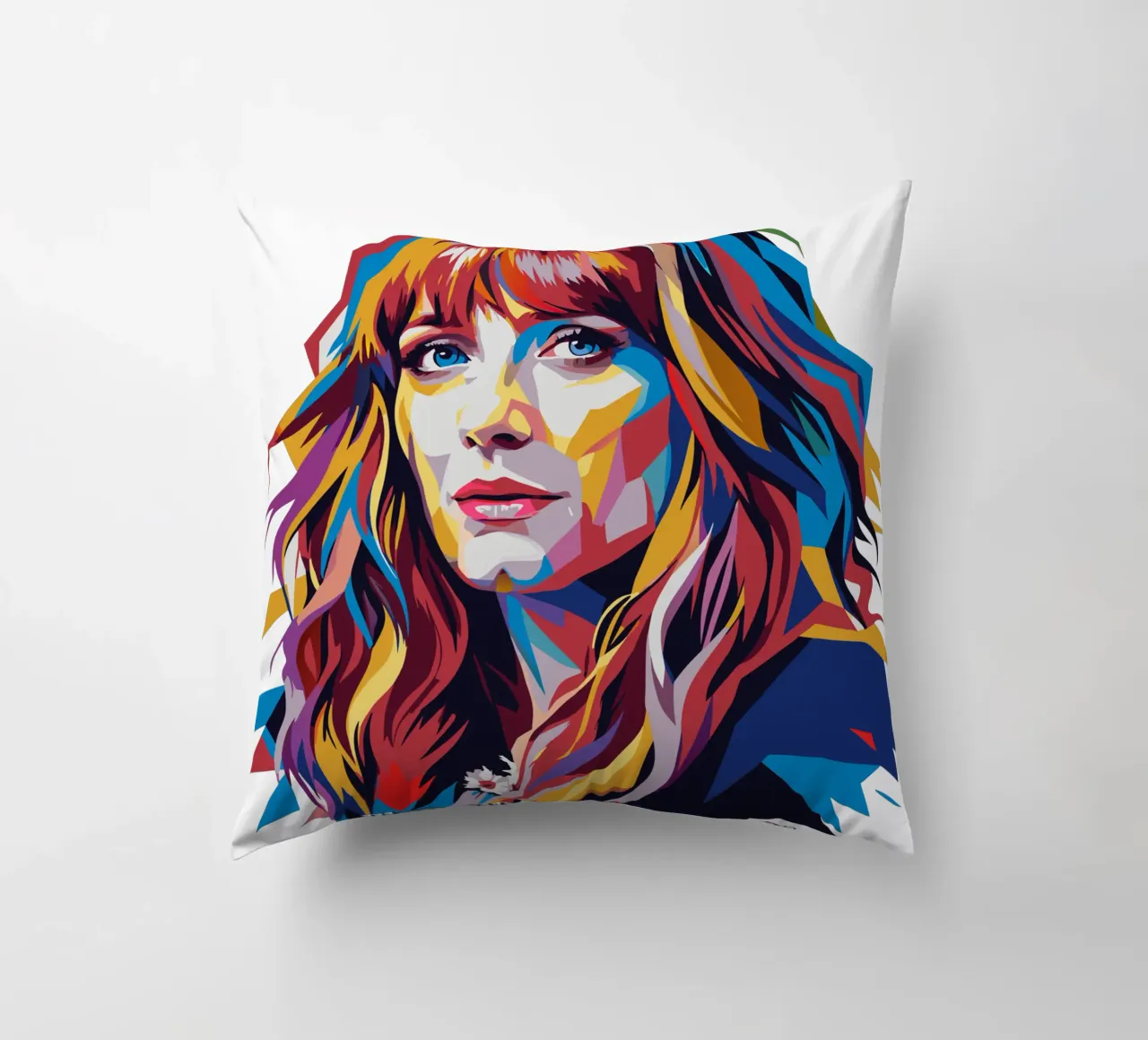 Florence and The Machine in WPAP Pop Art cuscino da vectorartnesia