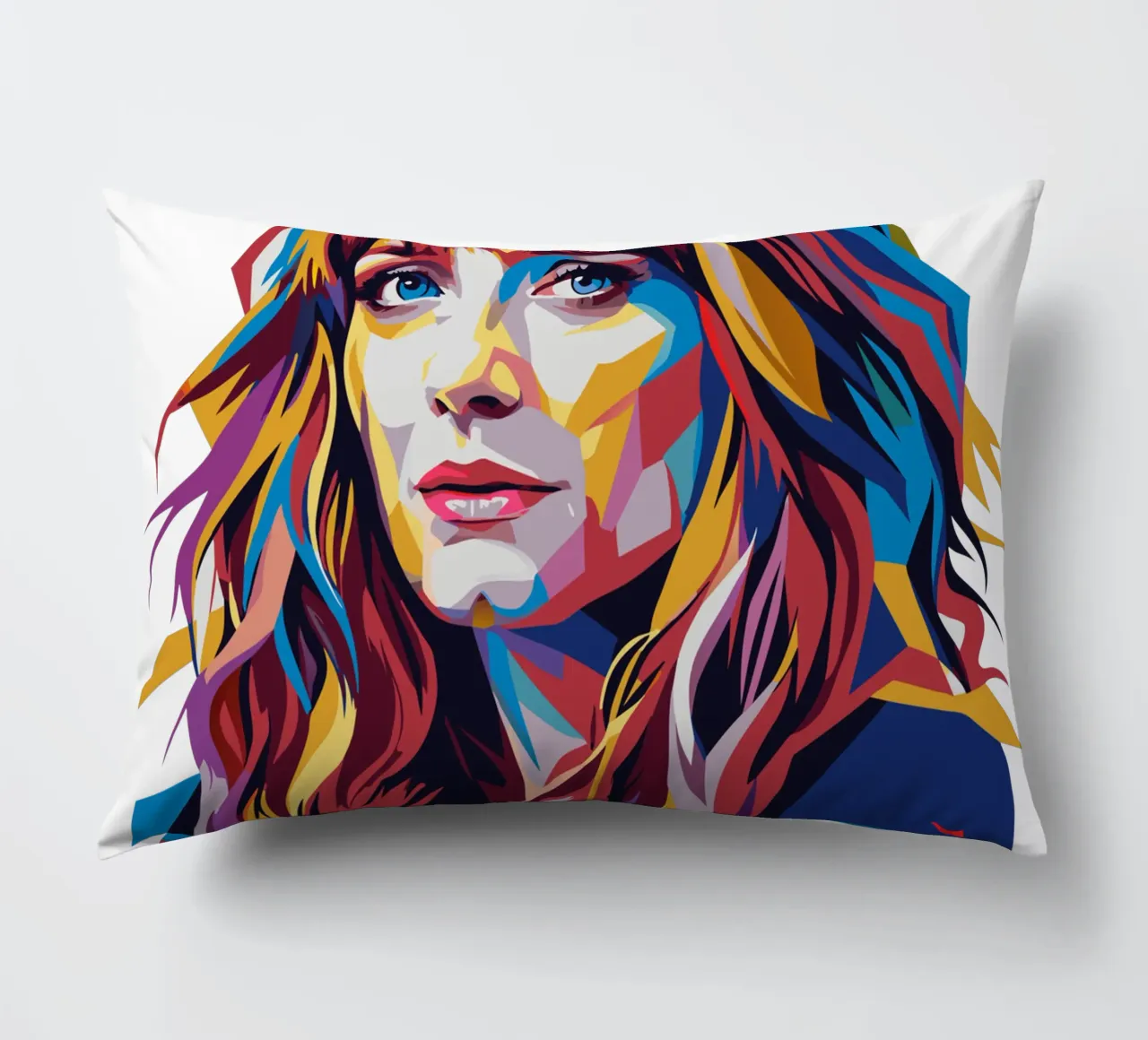 Florence and The Machine in WPAP Pop Art cuscino da vectorartnesia