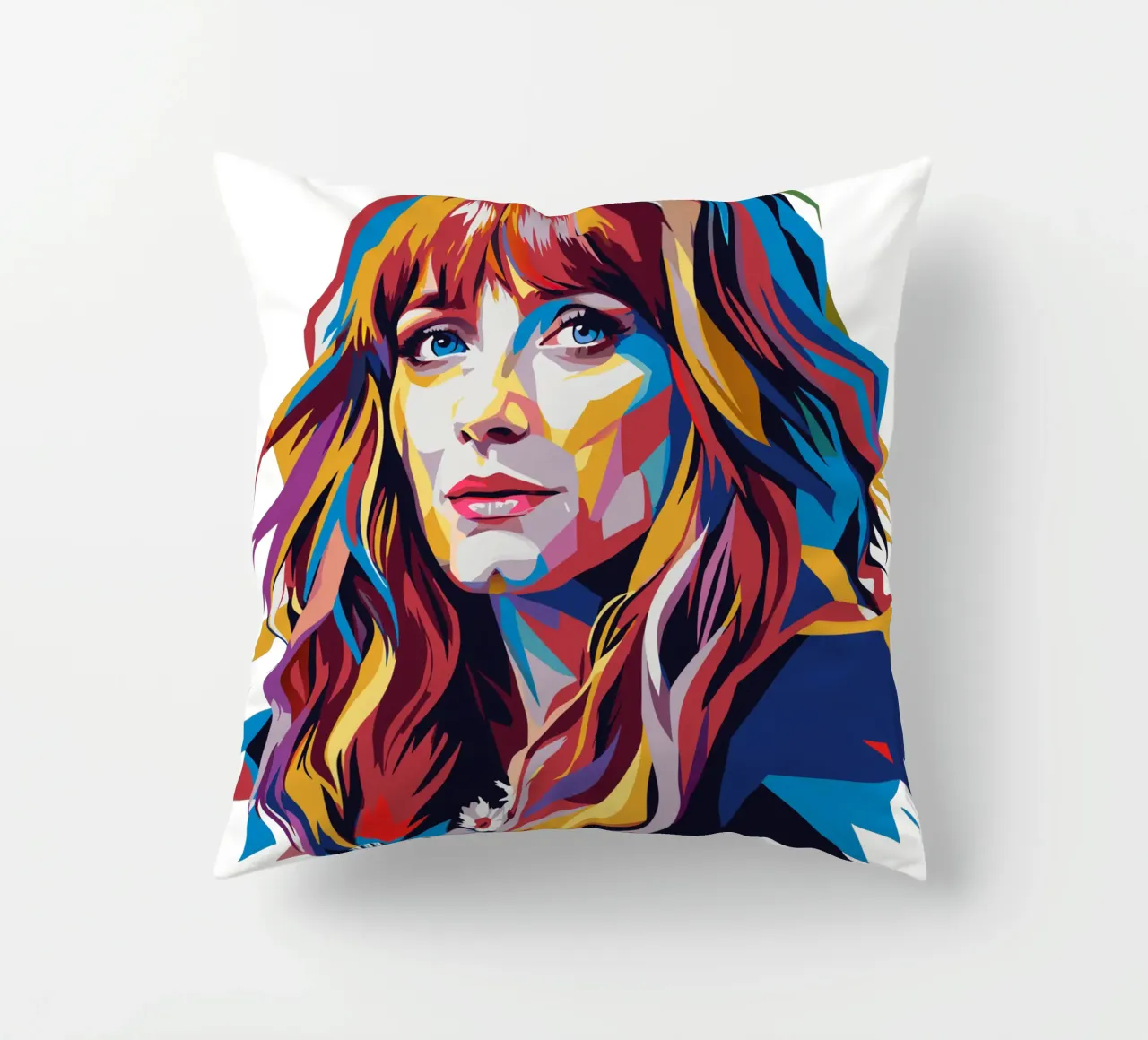 Florence and The Machine in WPAP Pop Art cuscino da vectorartnesia