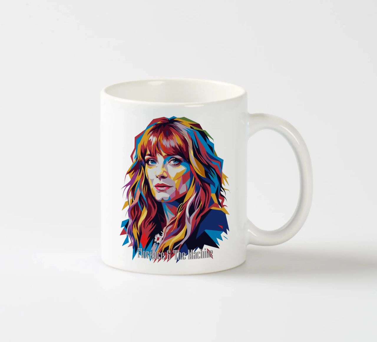 Florence and The Machine in WPAP Pop Art tazza in ceramica da vectorartnesia