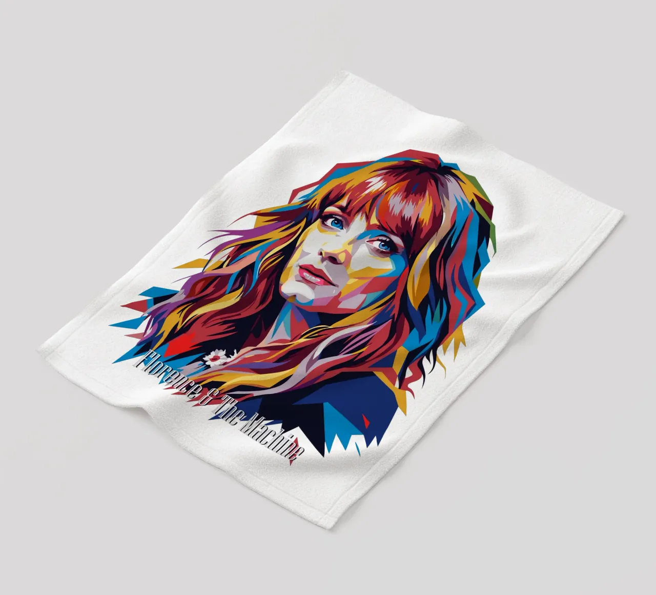 Florence and The Machine in WPAP Pop Art coperta in pile da vectorartnesia
