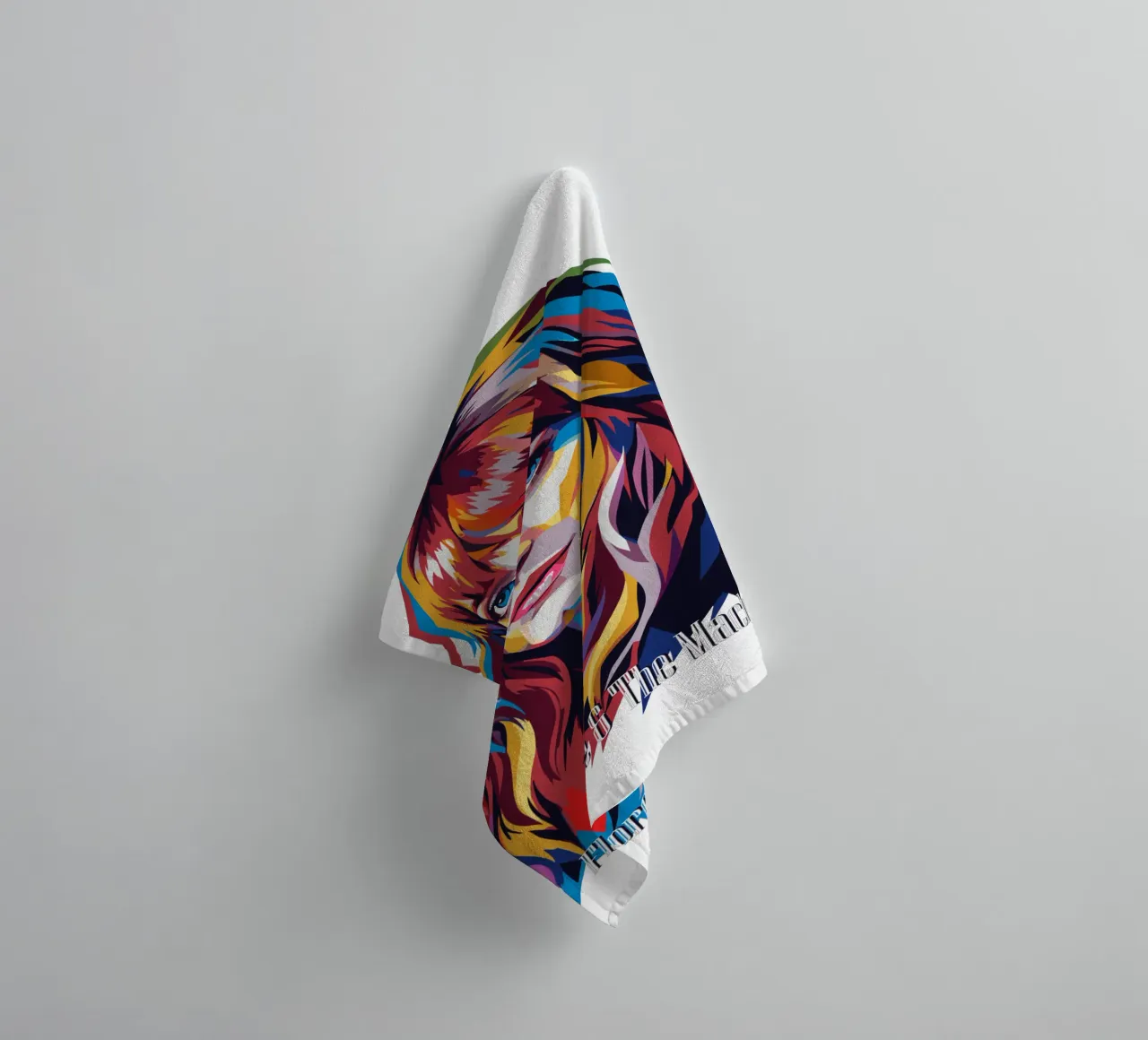 Florence and The Machine in WPAP Pop Art asciugamano da bagno da vectorartnesia