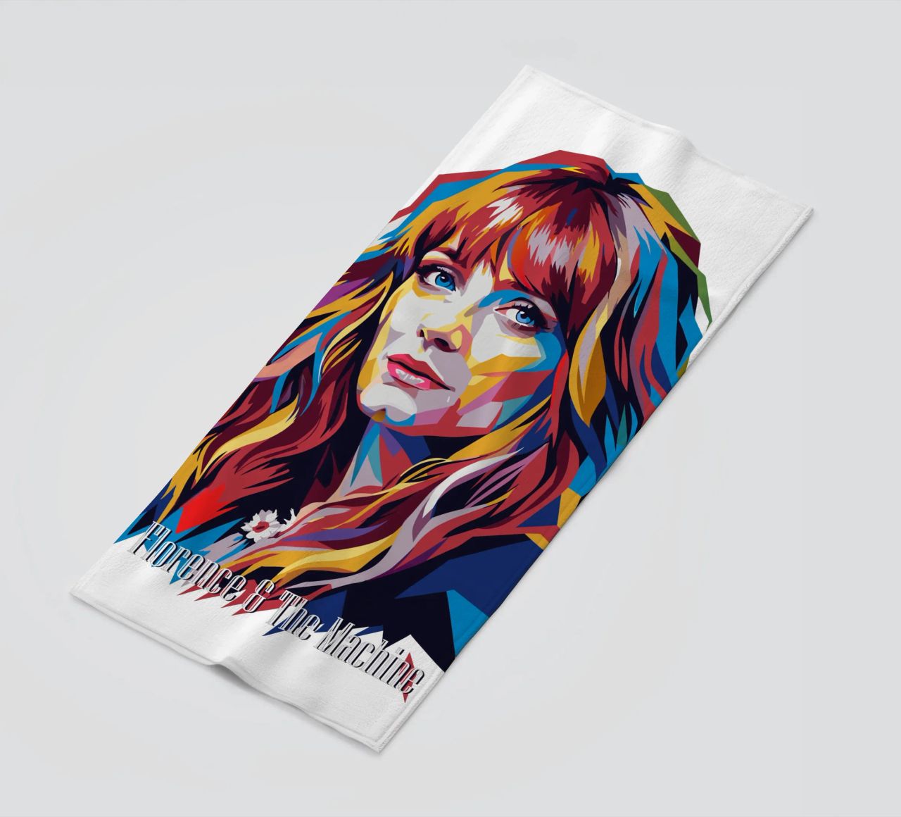 Florence and The Machine in WPAP Pop Art telo mare da vectorartnesia