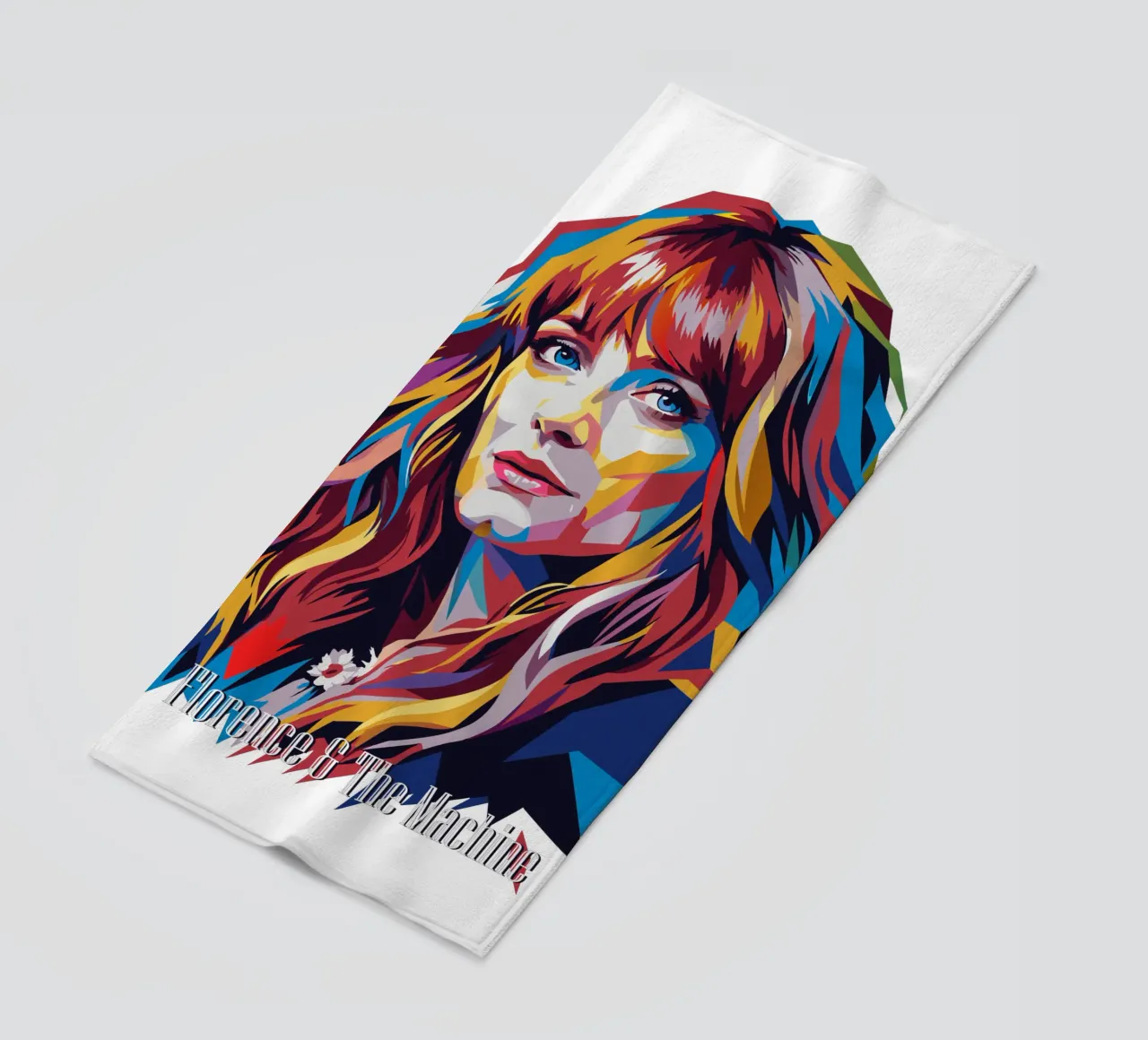 Florence and The Machine in WPAP Pop Art telo mare da vectorartnesia