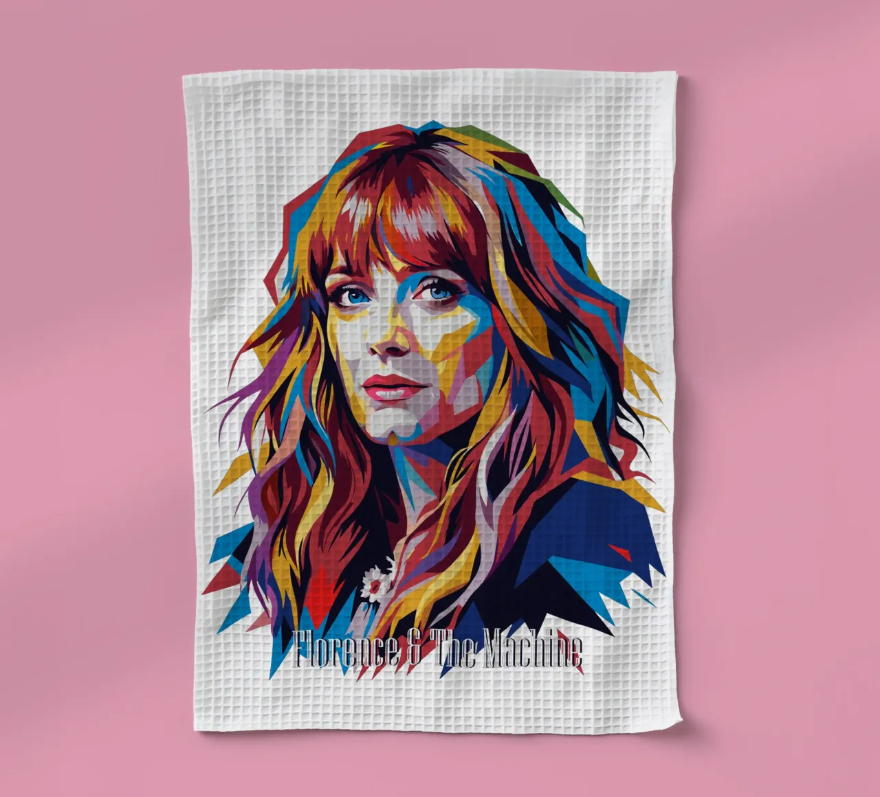 Florence and The Machine in WPAP Pop Art torchon de vectorartnesia