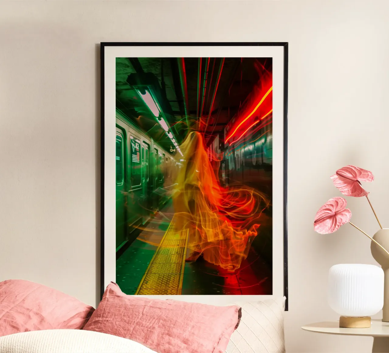 Fantasma della metropolitana di New York Digitaler poster da Autofocus