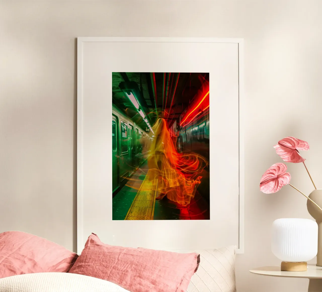Fantasma della metropolitana di New York Digitaler poster da Autofocus