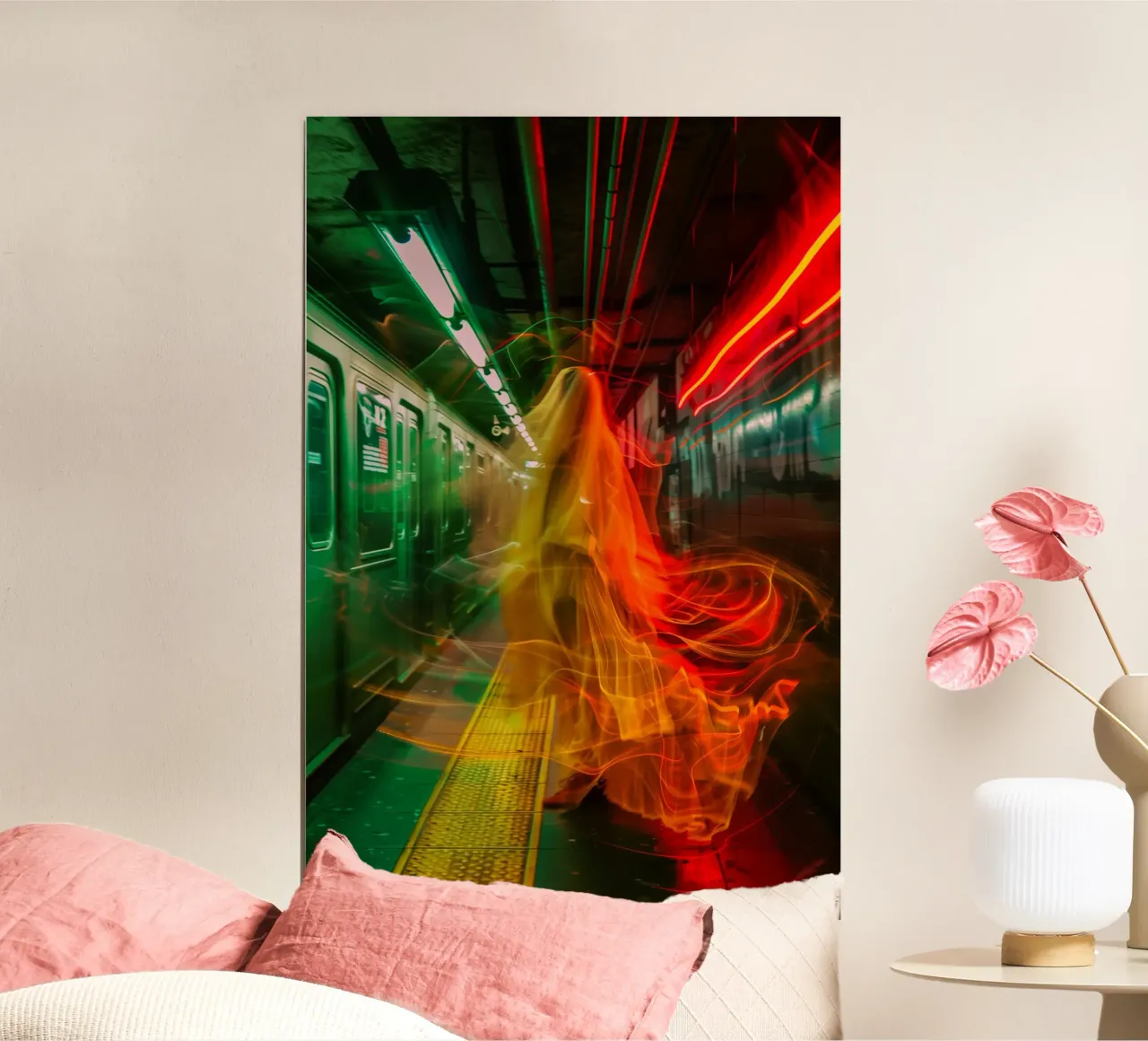 Fantasma della metropolitana di New York Digitaler poster da Autofocus