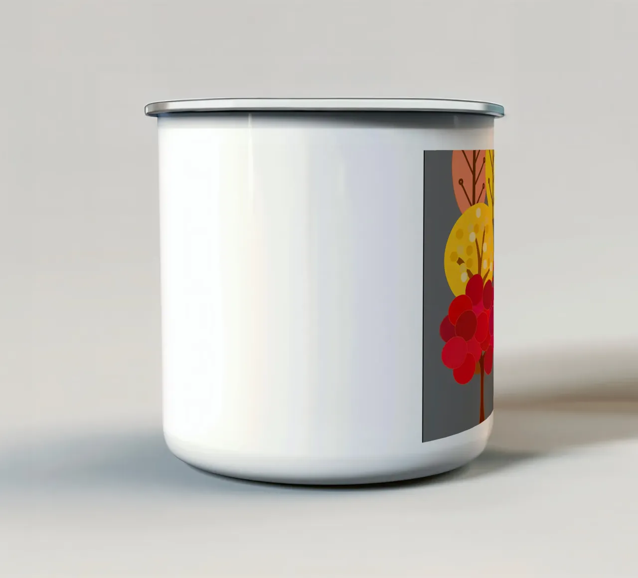 Boschi d'autunno tazza in smalto da SunflowerDE