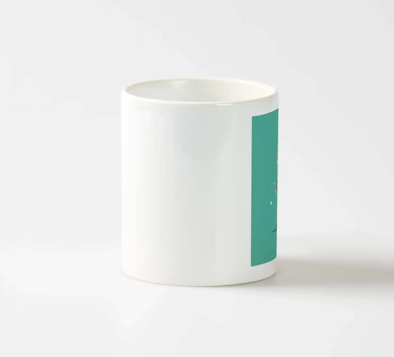 Scoiattolo geometrico - Un colorato richiamo per gli occhi tazza in ceramica da namosh