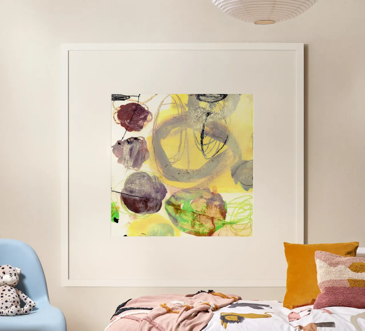 color study 1 poster con telaio in alluminio da IRIS LEHNHARDT FINE ART