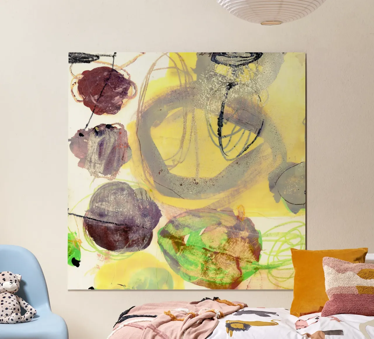 color study 1 poster con telaio in alluminio da IRIS LEHNHARDT FINE ART