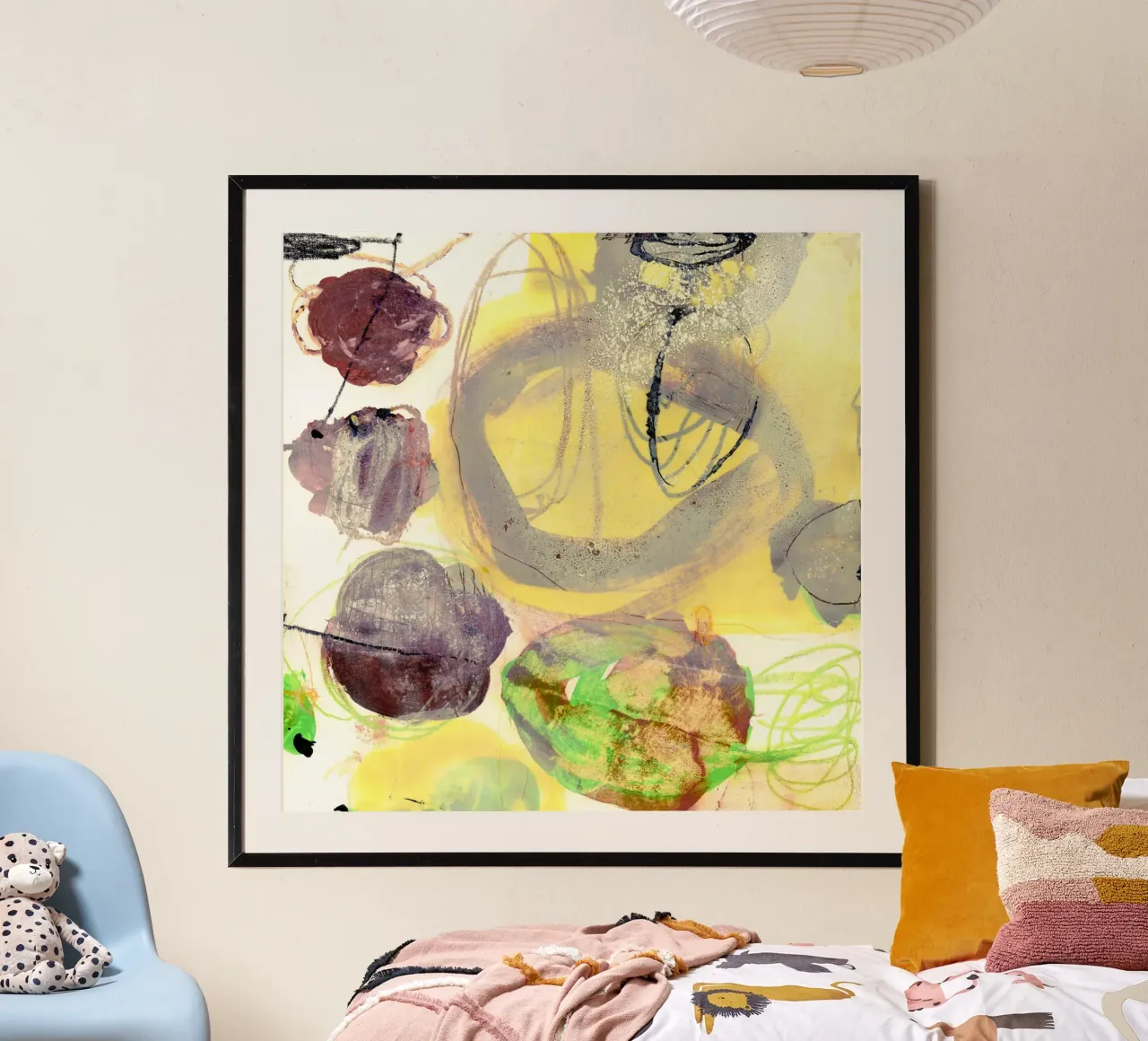 color study 1 poster con telaio in alluminio da IRIS LEHNHARDT FINE ART