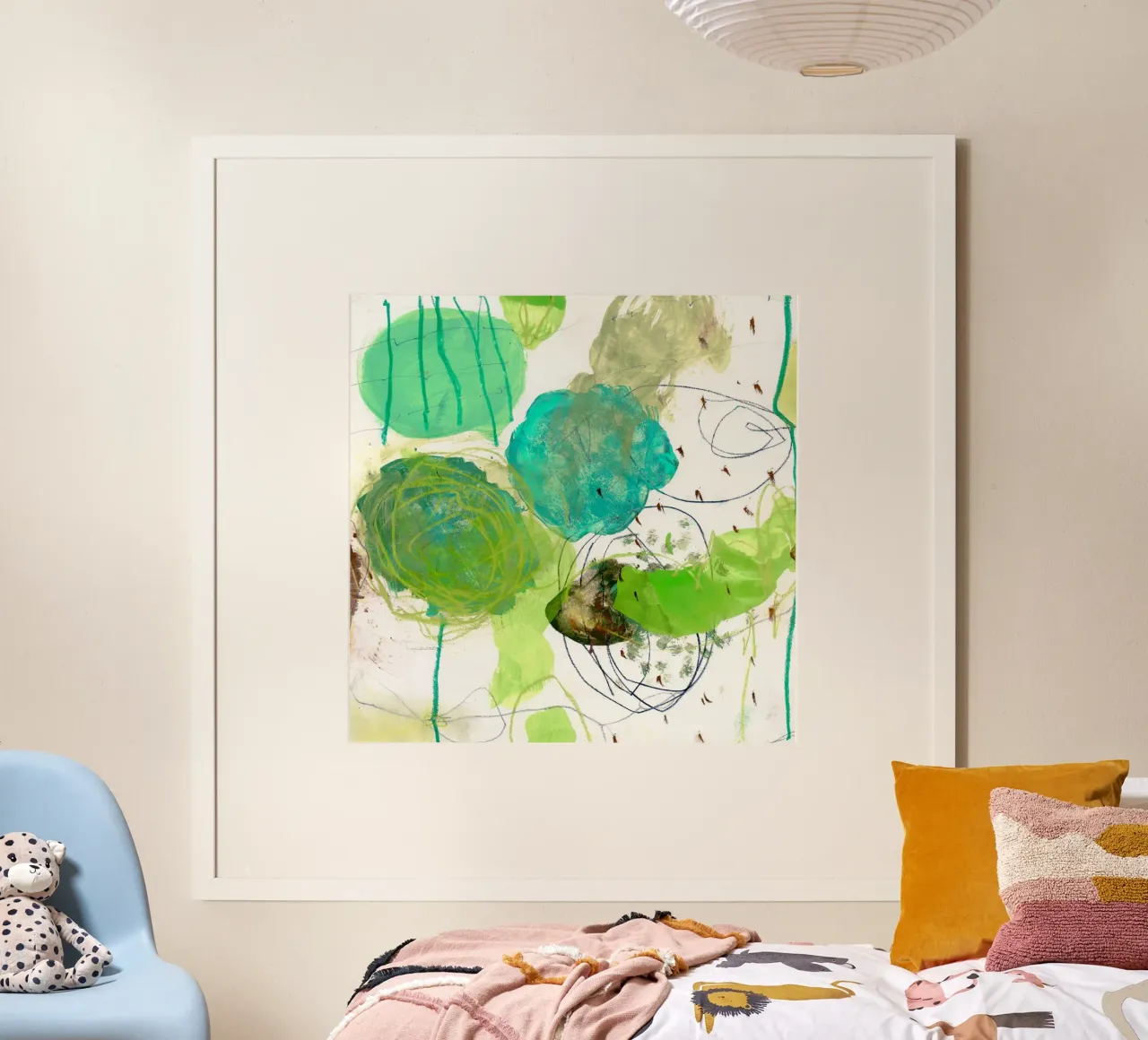 color study 2 poster van IRIS LEHNHARDT FINE ART