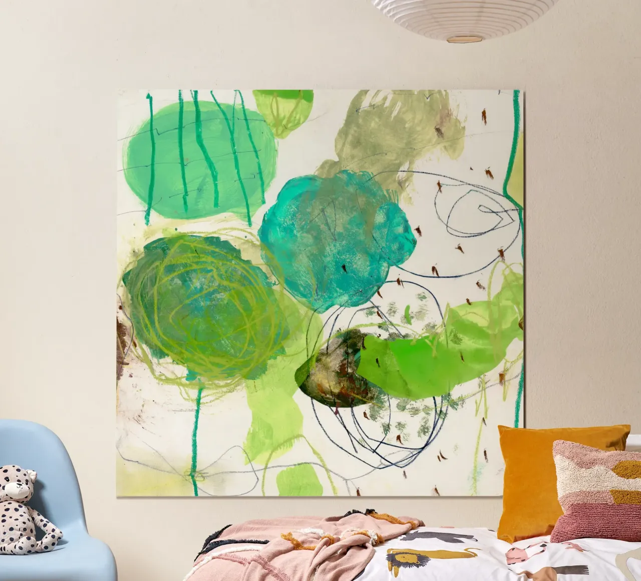 color study 2 poster con telaio in plastica da IRIS LEHNHARDT FINE ART