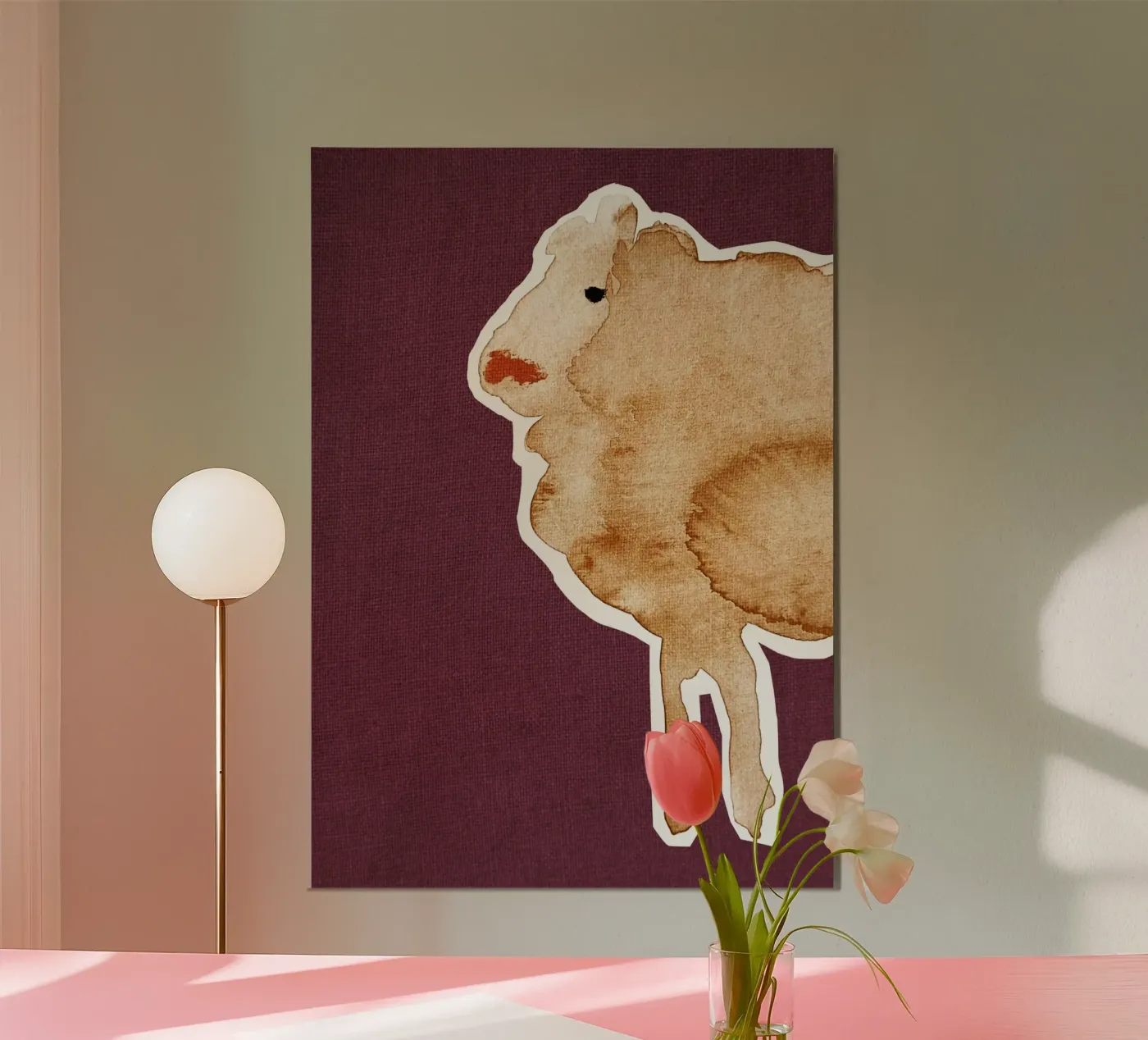 Maroon Sheep poster by Christina Misuro