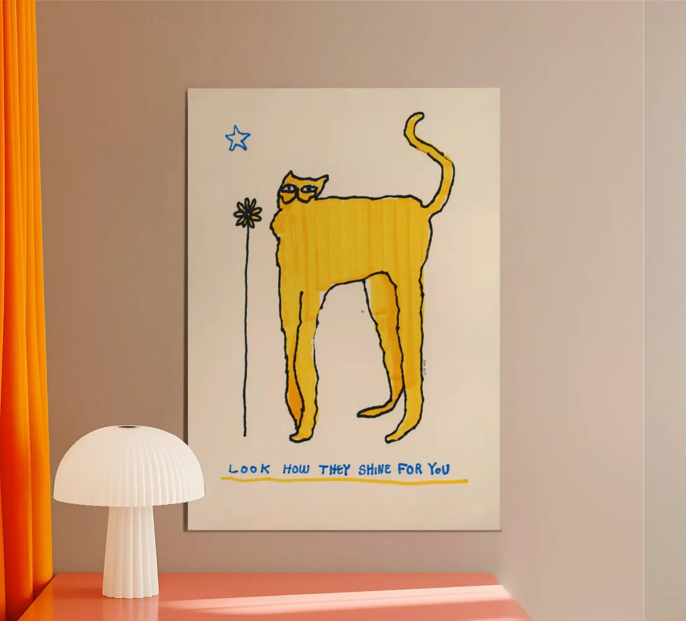 Look How They Shine For You Poster von Eden Kalif
