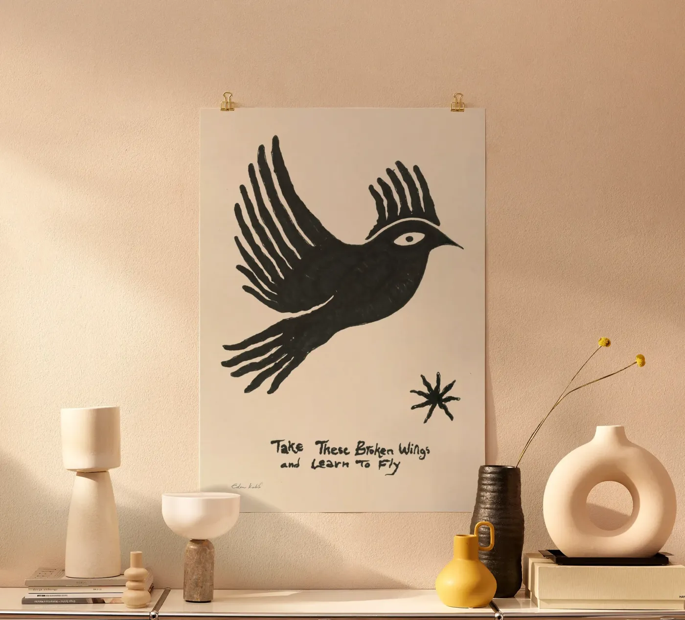 Fly Away poster by Eden Kalif