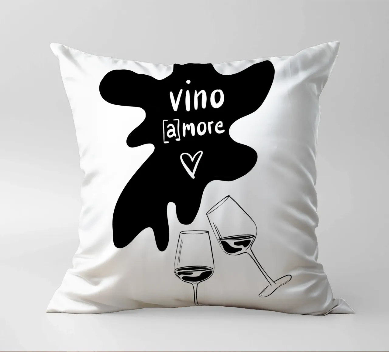 vino (a)more cuscino da STFI.studio