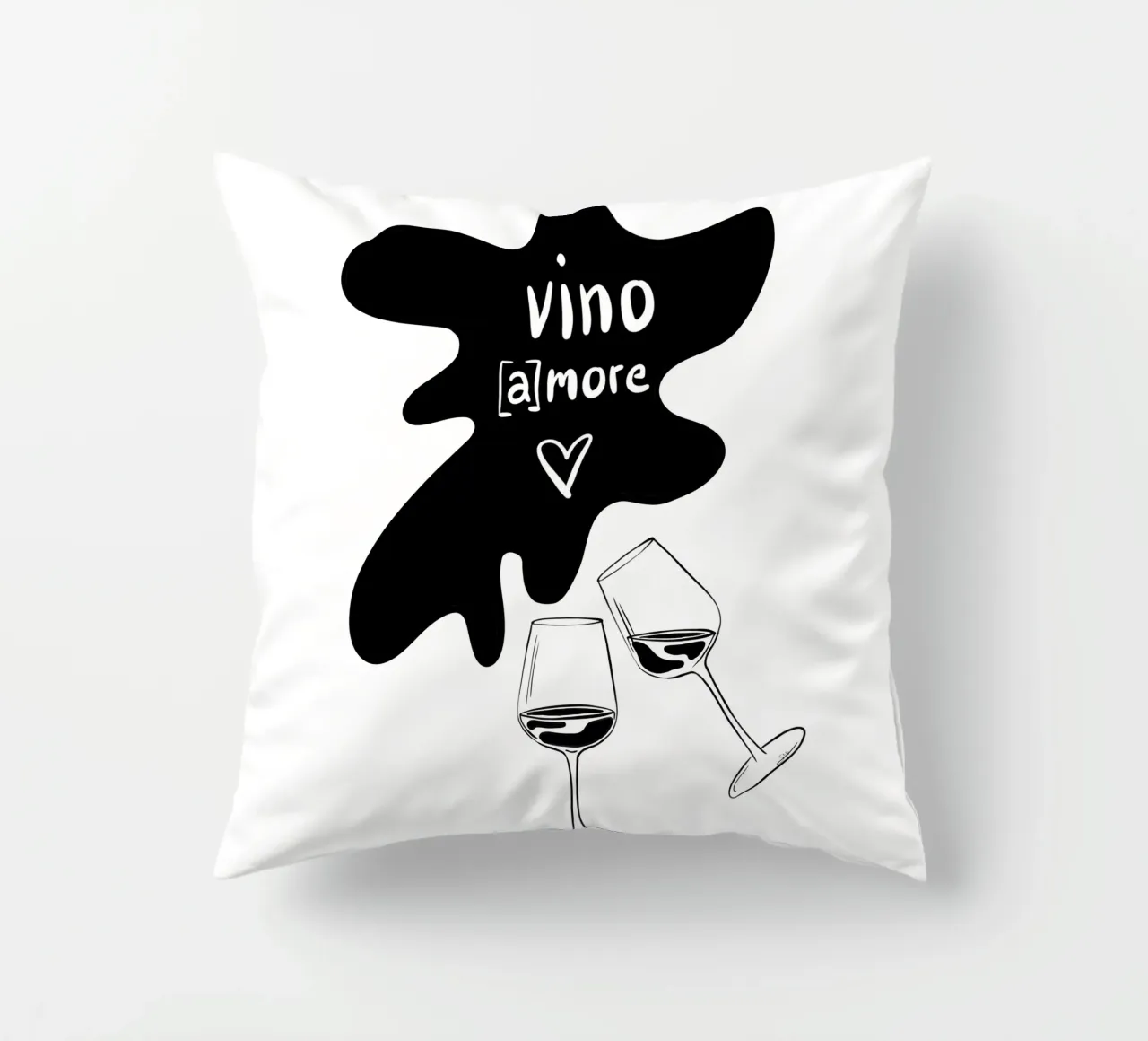 vino (a)more cuscino da STFI.studio