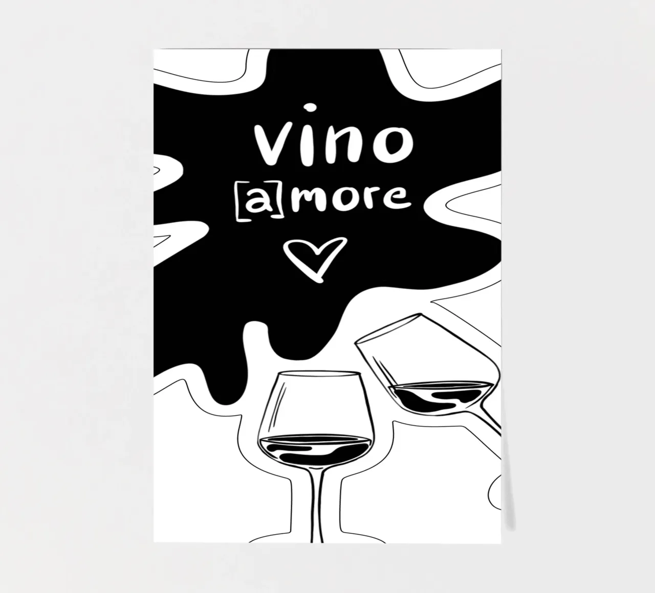 vino (a)more foglio adesivo da STFI.studio