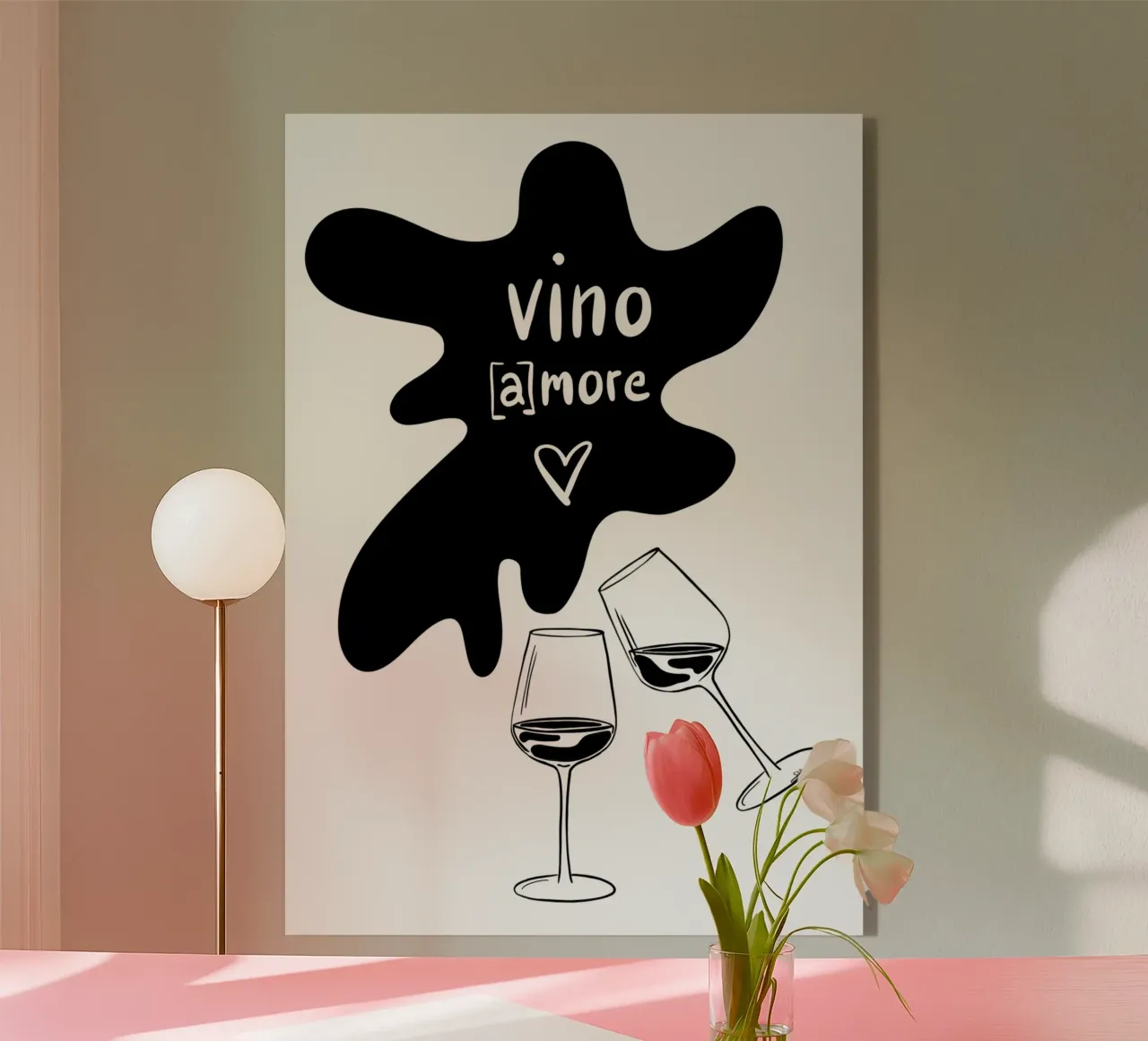vino (a)more acrylic glass by STFI.studio