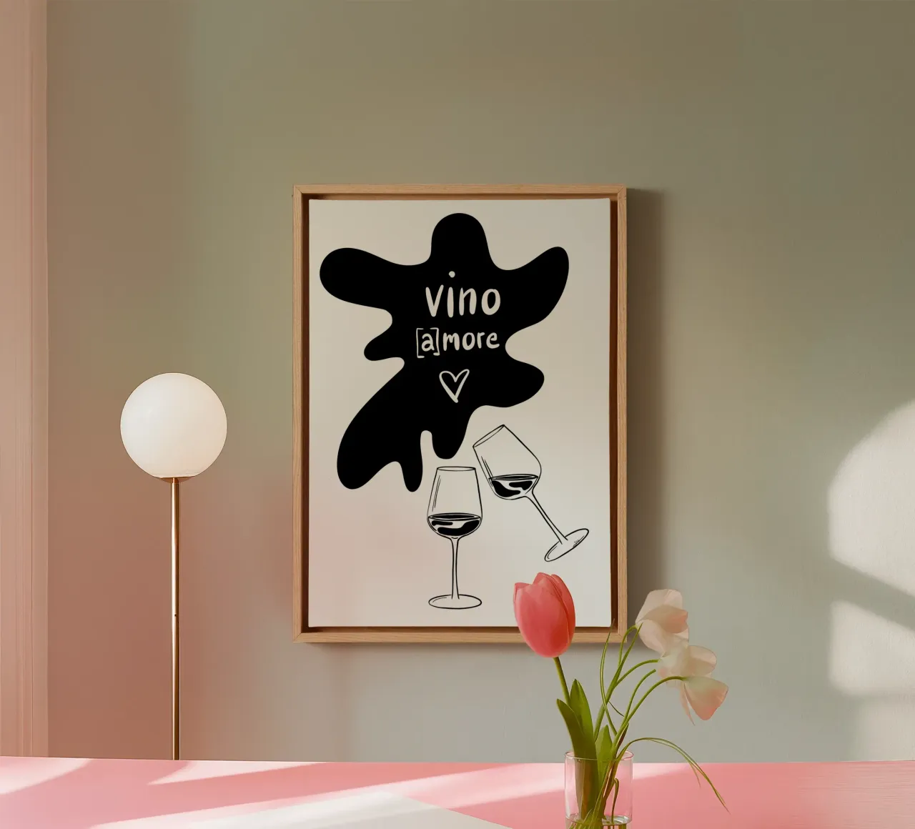 vino (a)more canvas met Baklijst van STFI.studio