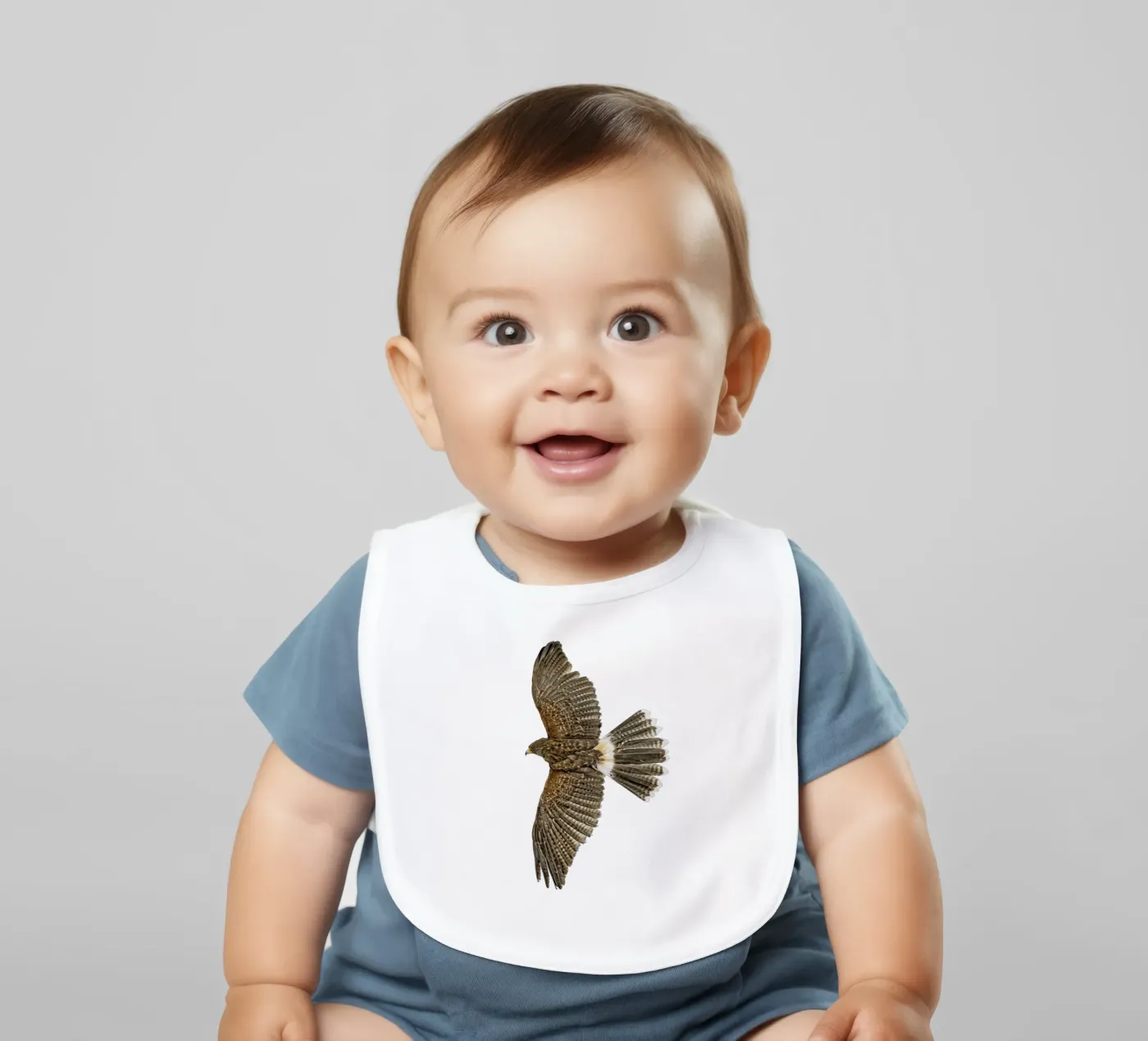 Soaring Eagle baby bib by Curious Collections by Marielle Leenders
