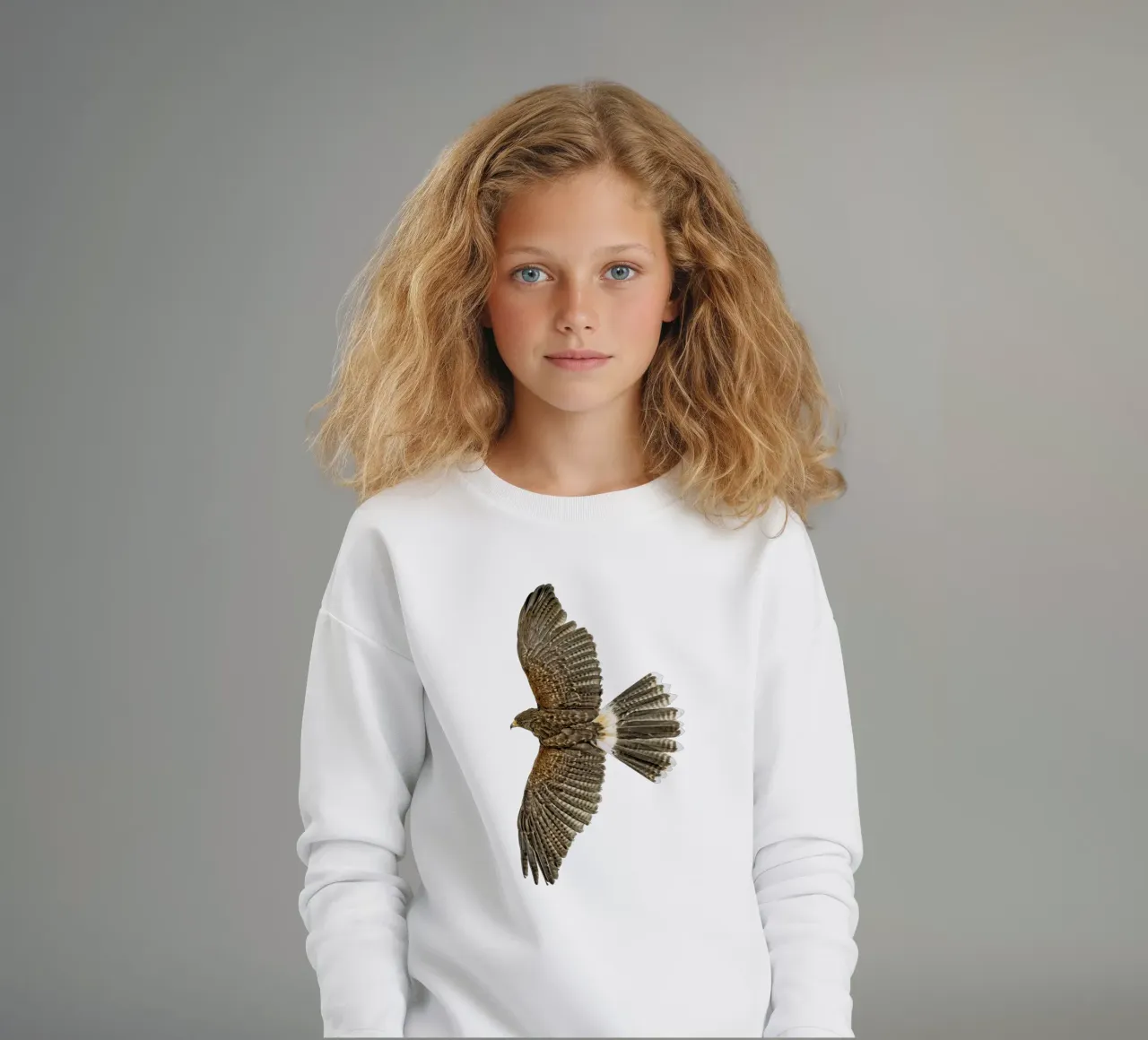 Soaring Eagle kids sweatshirt by Curious Collections by Marielle Leenders
