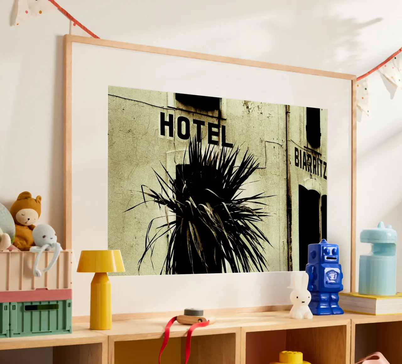 Fragile poster con telaio in legno da Sophie Etchart