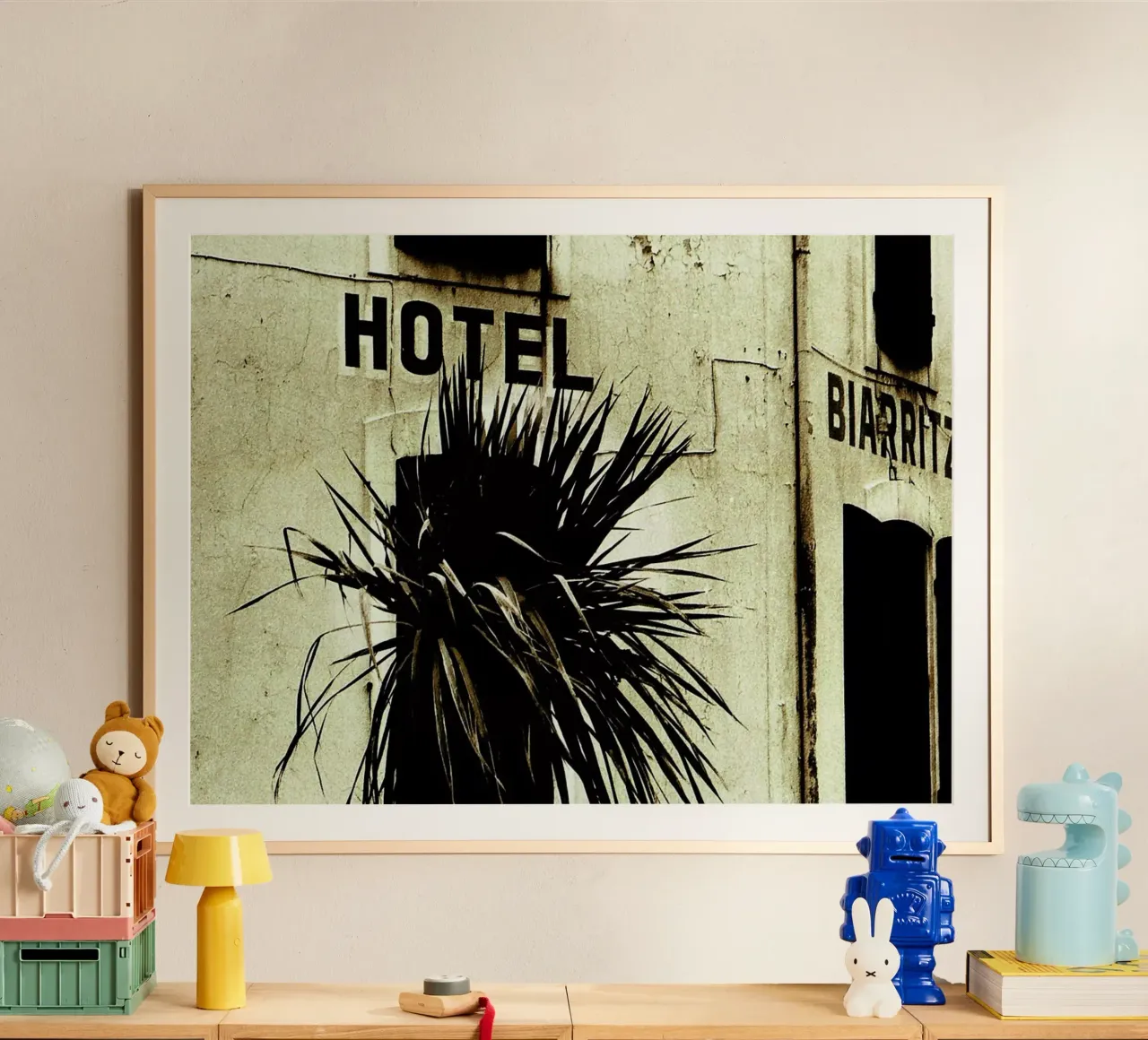 Fragile poster con telaio in legno da Sophie Etchart