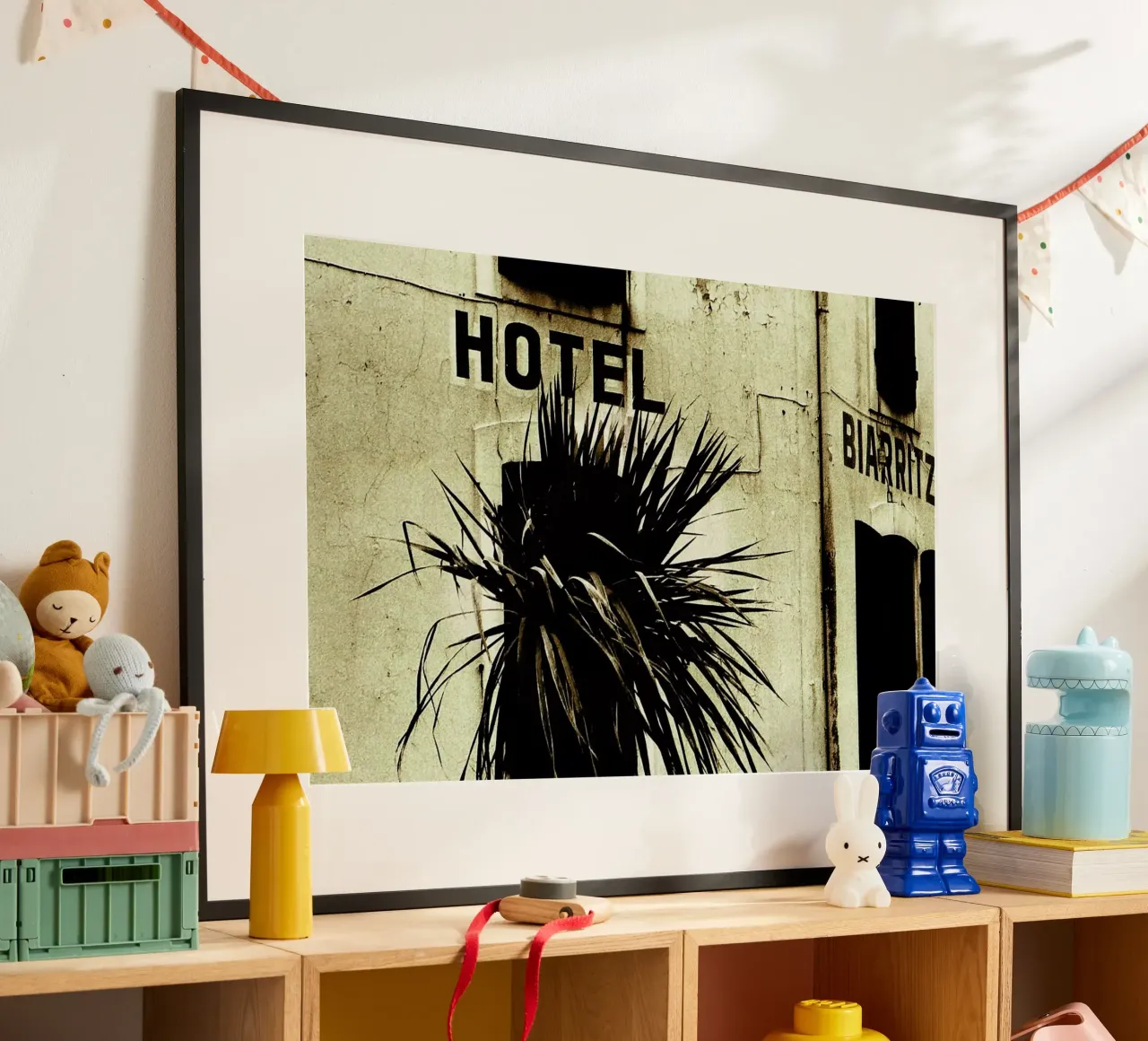 Fragile poster con telaio in legno da Sophie Etchart