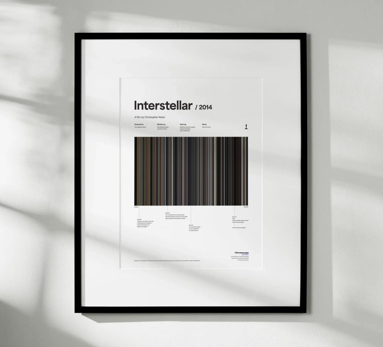 Interstellar (Chromascape) poster de Made by TAKA