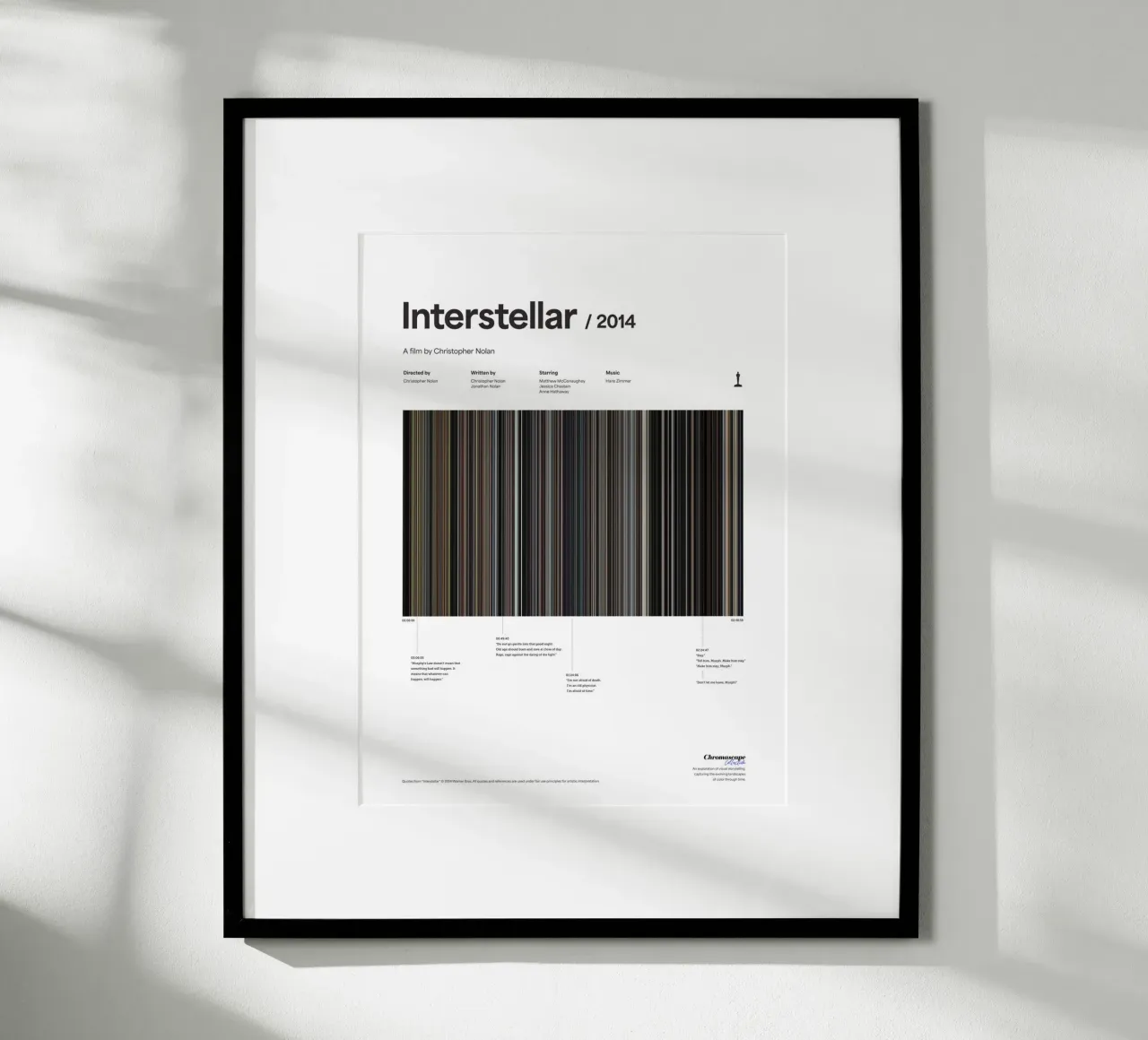 Interstellar (Chromascape) poster da Made by TAKA